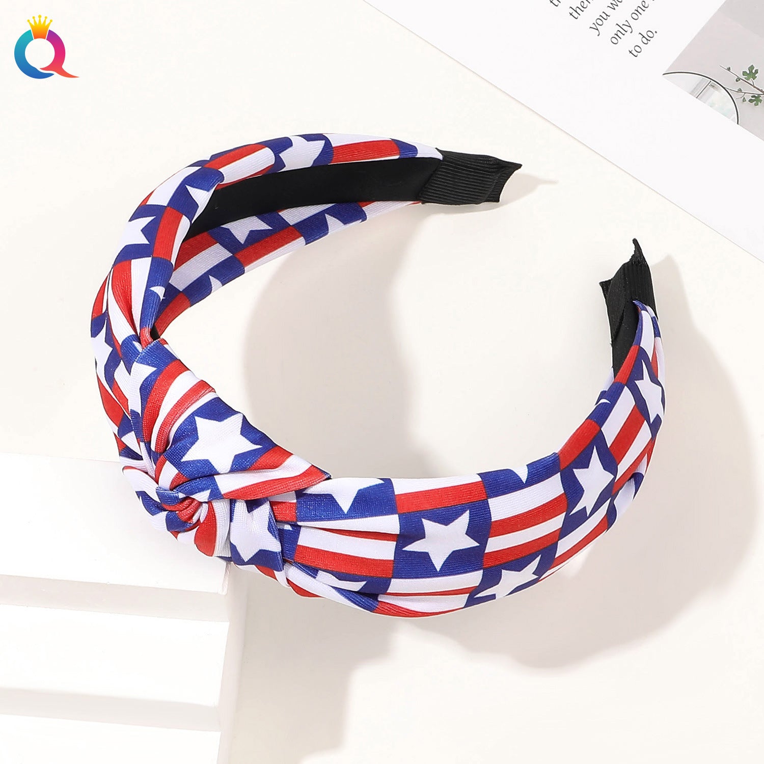 Wholesale American Independence Day Star Knotted Headbands